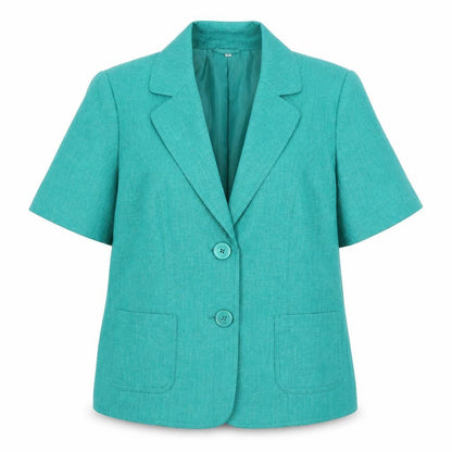 Preworn Womens Green   Jacket Blazer Size 16