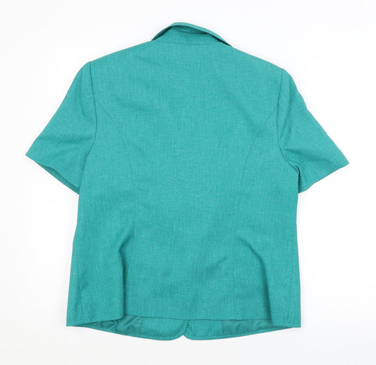 Preworn Womens Green   Jacket Blazer Size 16