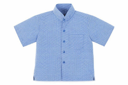 NEXT Boys Blue Check  Basic Button-Up Size 4 Years