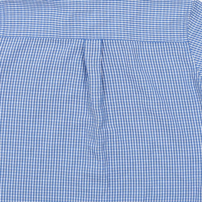 NEXT Boys Blue Check  Basic Button-Up Size 4 Years