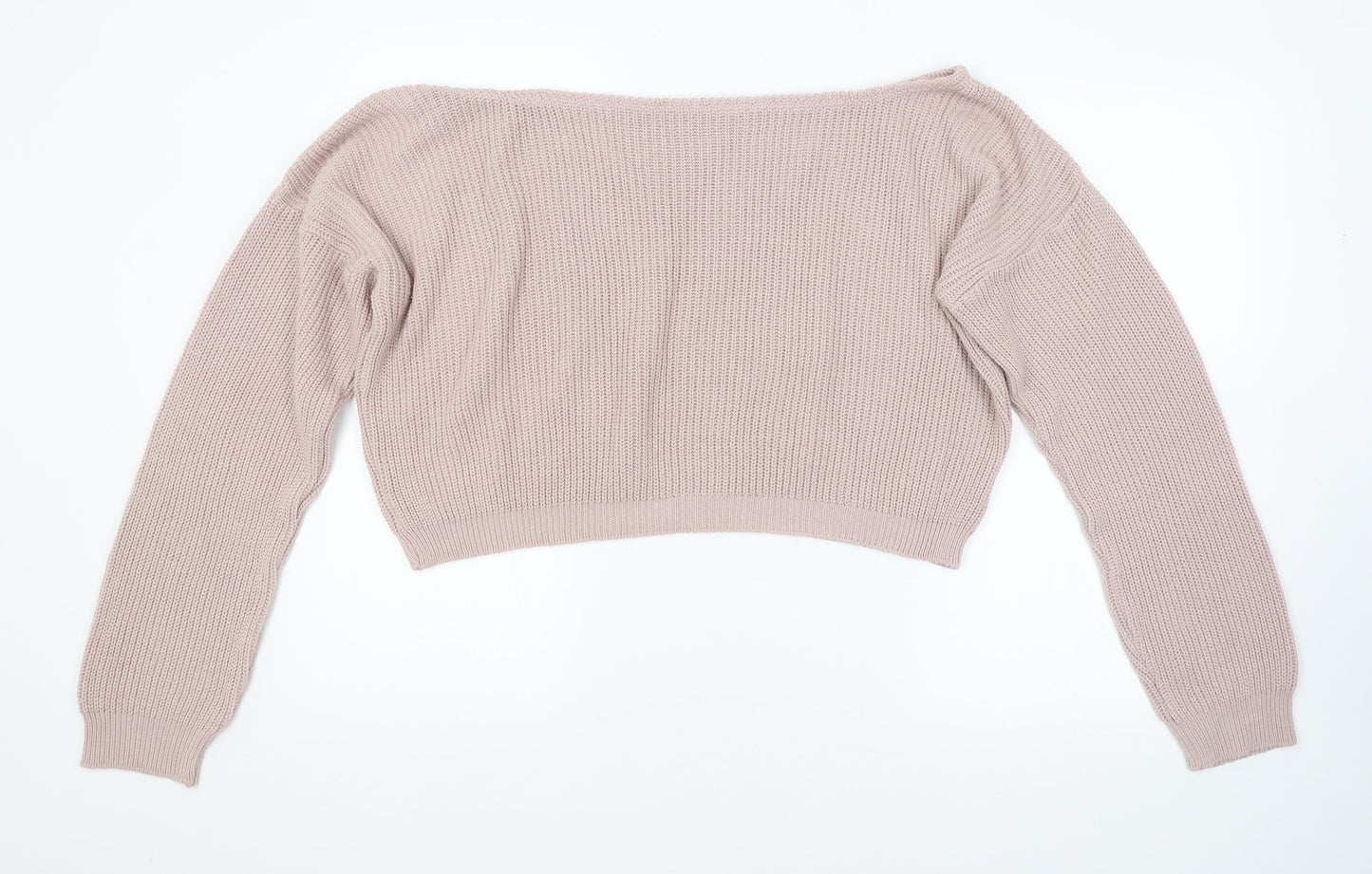 Womens UK Size L PRETTYLITTLETHING Pink Pullover Jumper