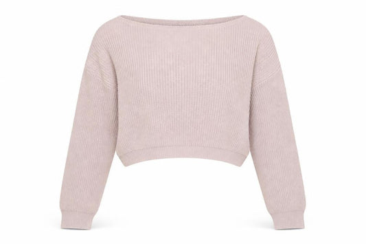 Front view of PRETTYLITTLETHING women’s pink jumper, size L