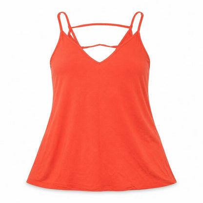 Womens UK Size 10 ASOS Red Basic T-Shirt