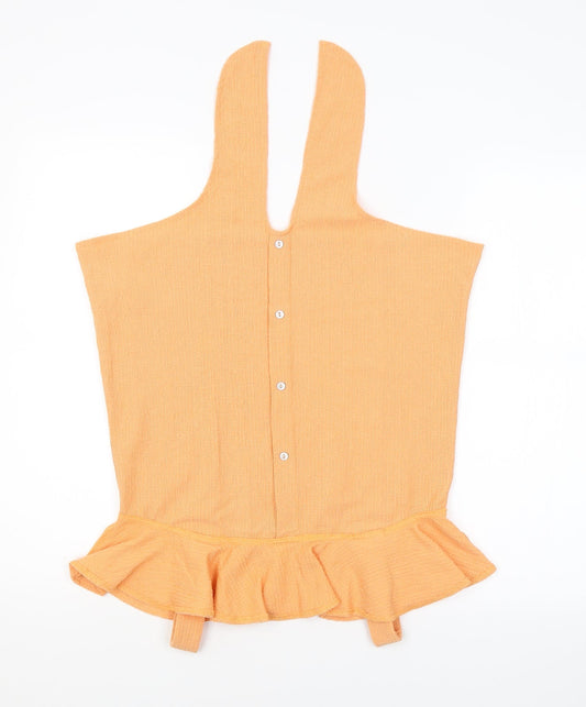 F&F Womens Orange   Basic Blouse Size 10