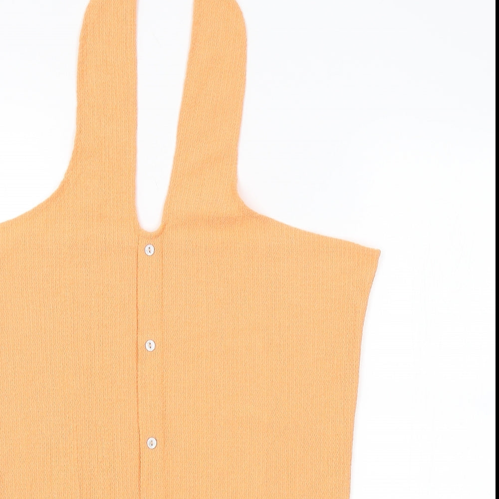 F&F Womens Orange   Basic Blouse Size 10