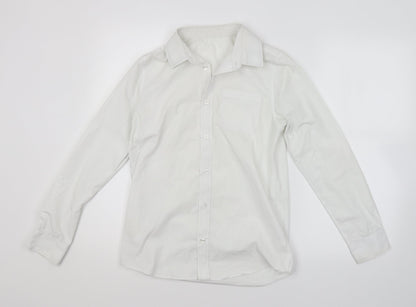 F&F Boys White   Basic Button-Up Size 12-13 Years