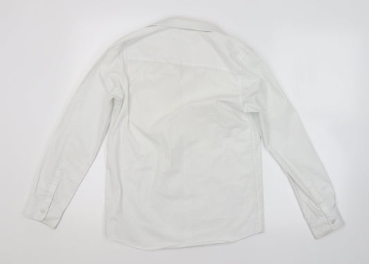 F&F Boys White   Basic Button-Up Size 12-13 Years