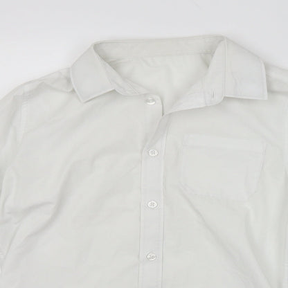 F&F Boys White   Basic Button-Up Size 12-13 Years