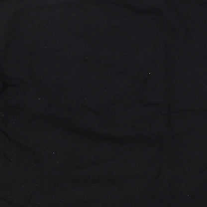 URB65 Boys Black   Basic T-Shirt Size 6-7 Years