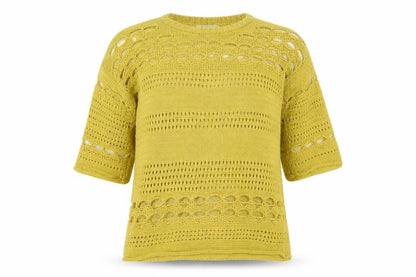 Womens UK Size S NEXT Yellow Pullover Jumper