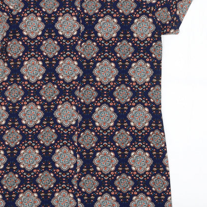 Womens UK Size 12 Fashion Union Multicoloured Basic Blouse