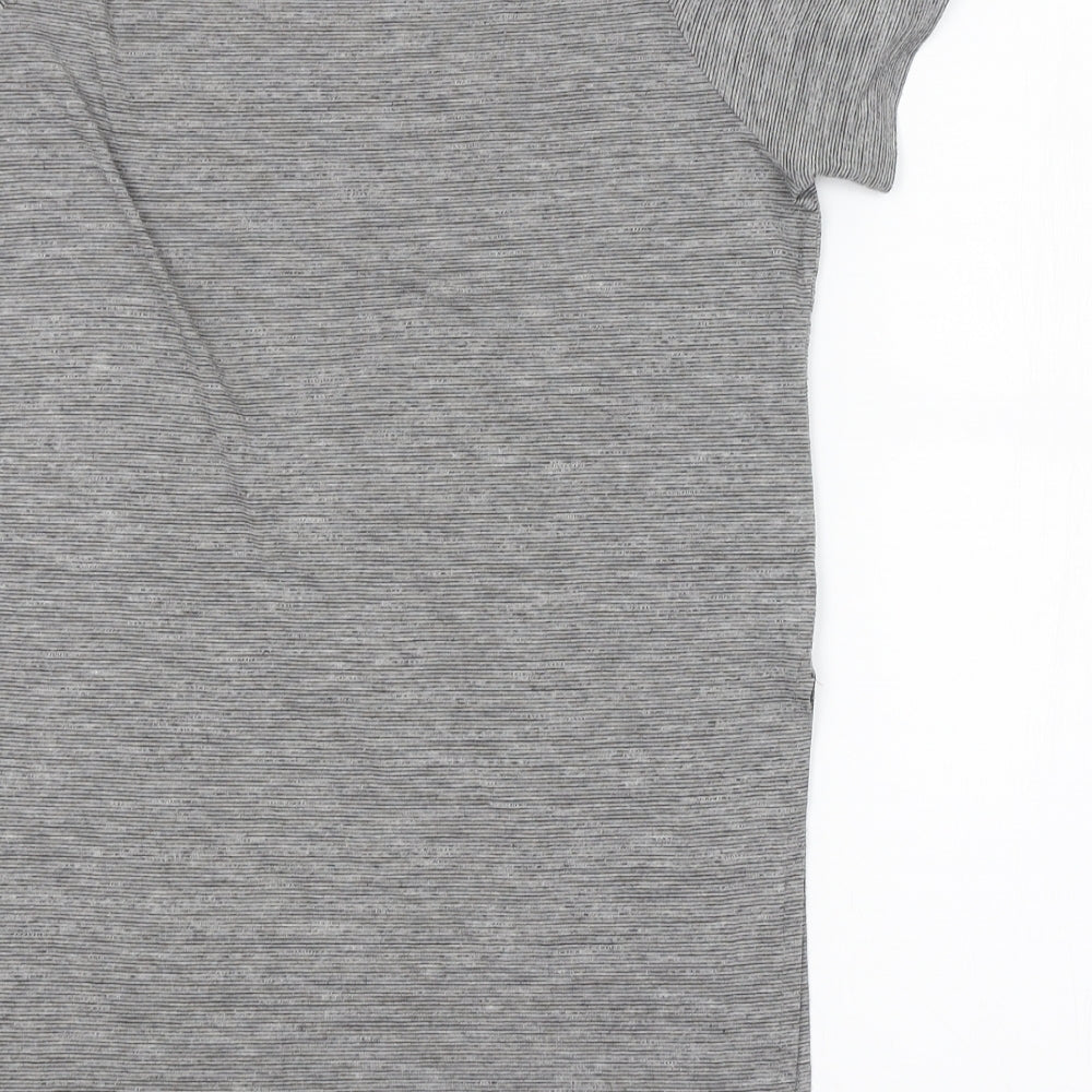 Womens UK Size 8 Atmosphere Grey Basic T-Shirt