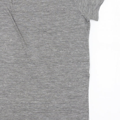 Womens UK Size 8 Atmosphere Grey Basic T-Shirt