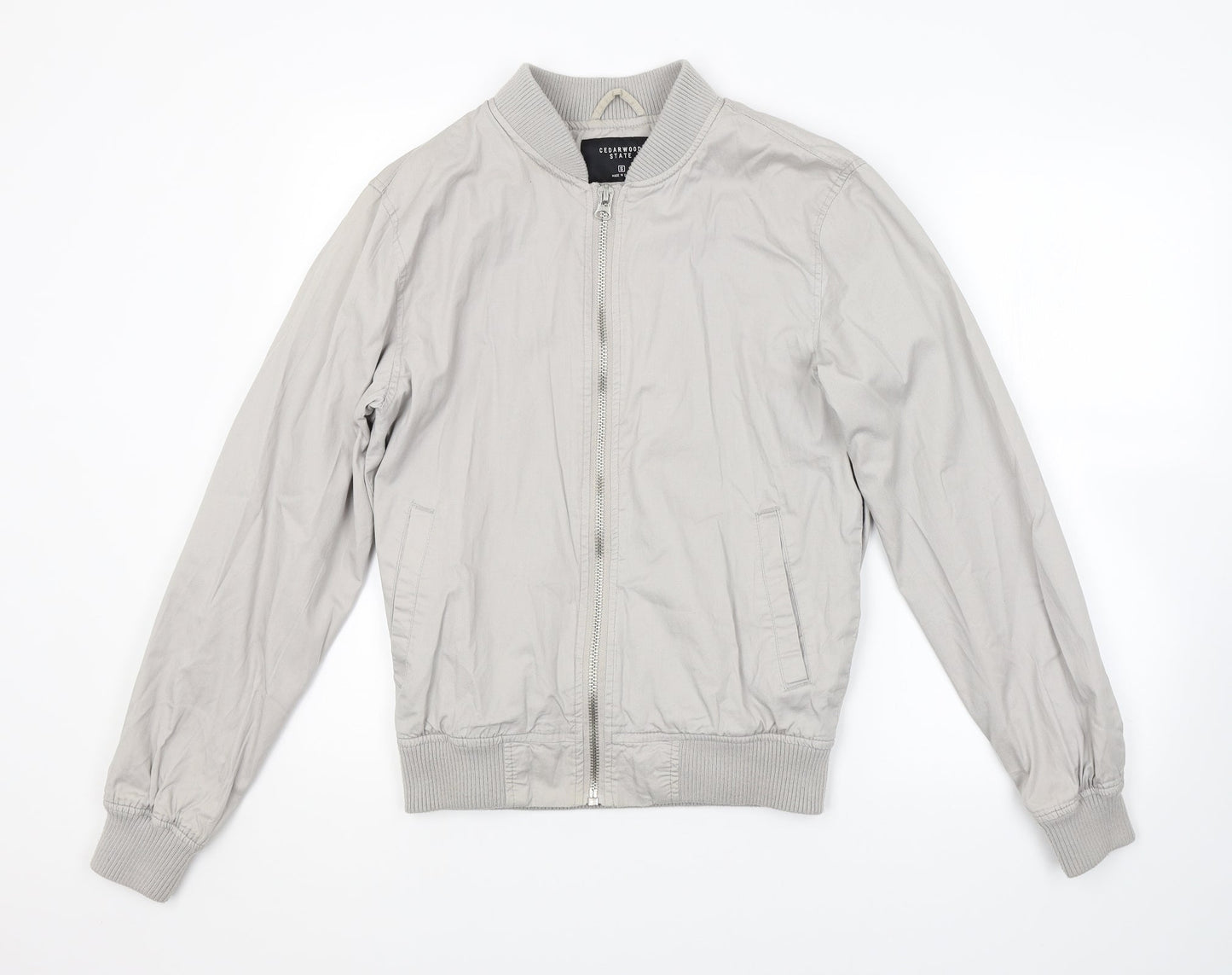 Mens UK Size S Cedar Wood State Grey Jacket