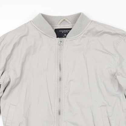 Mens UK Size S Cedar Wood State Grey Jacket