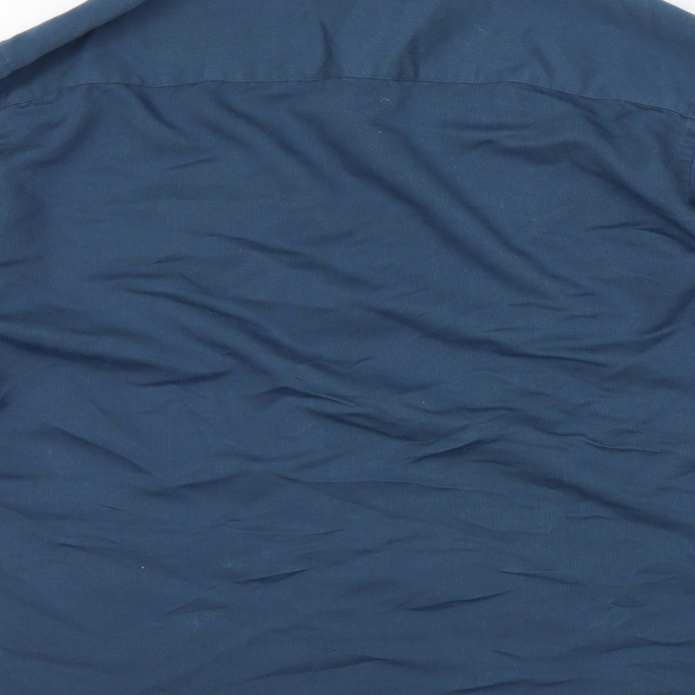 Roberto Carlo Mens Blue    Button-Up Size L