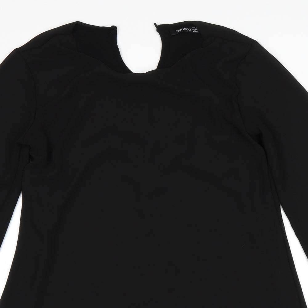 Boohoo Womens Black   A-Line  Size 8