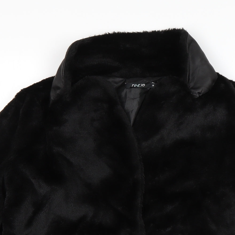 Finejo Womens Black   Jacket  Size M