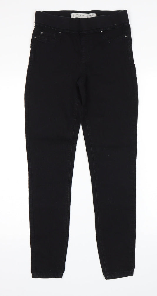 Denim Co Womens Black   Jegging Jeans Size 8 L28 in