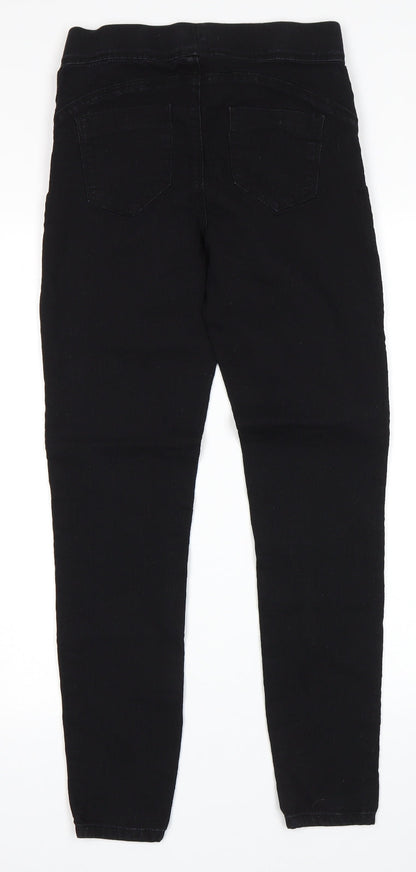 Denim Co Womens Black   Jegging Jeans Size 8 L28 in