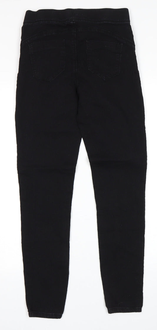 Denim Co Womens Black   Jegging Jeans Size 8 L28 in
