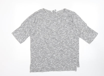 Womens UK Size 14 Peacocks Grey Pullover Jumper