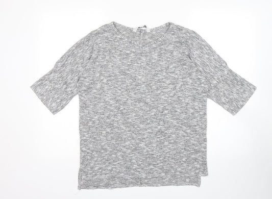 Womens UK Size 14 Peacocks Grey Pullover Jumper