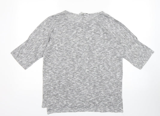 Womens UK Size 14 Peacocks Grey Pullover Jumper