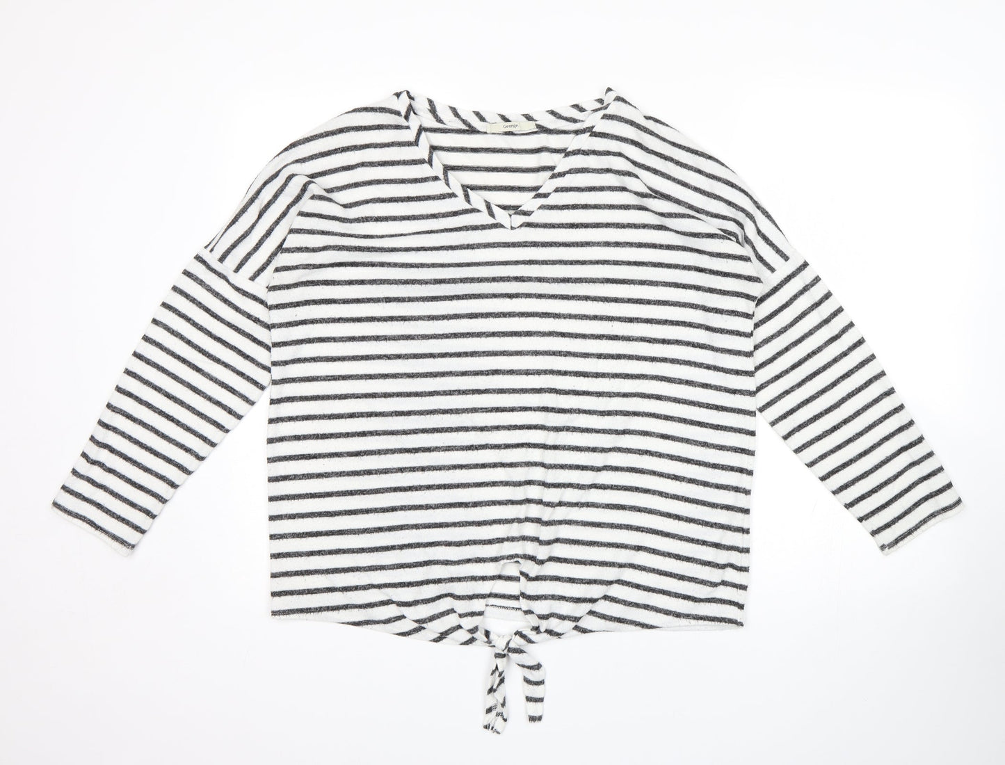 George Womens Multicoloured Striped  Pullover Jumper Size 16