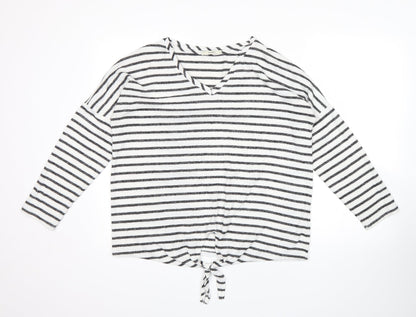 George Womens Multicoloured Striped  Pullover Jumper Size 16