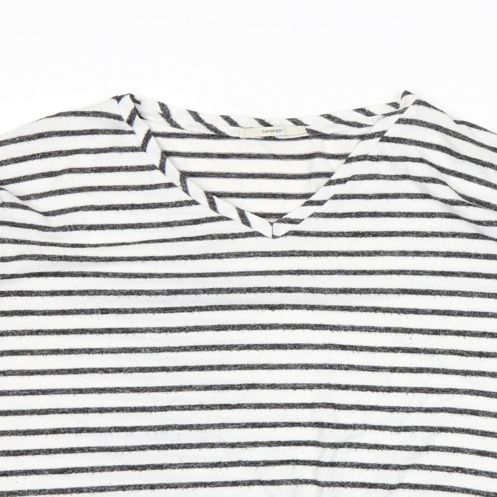 George Womens Multicoloured Striped  Pullover Jumper Size 16