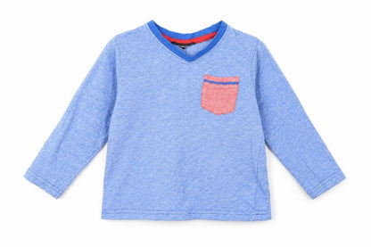 George Boys Blue   Pullover Jumper Size 18-24 Months