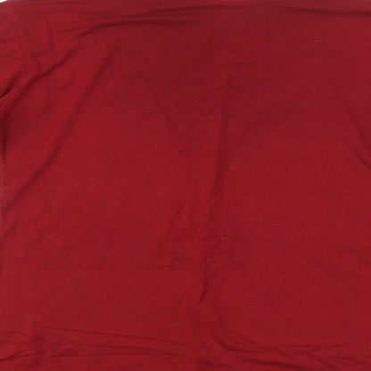 Yeliz Womens Red   Pullover Jumper Size M