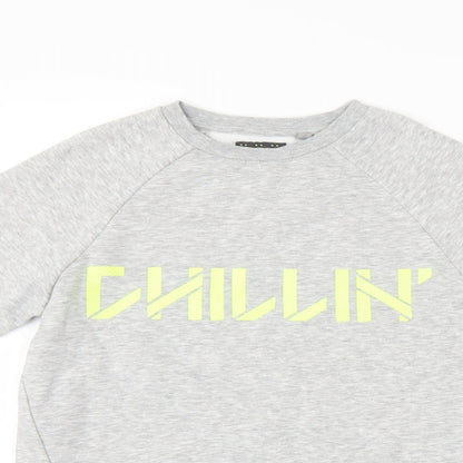NEXT Girls Grey   Pullover Sweatshirt Size 11 Years
