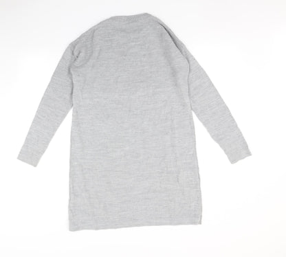 ASOS Womens Grey   Jumper Dress  Size 4