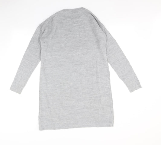 ASOS Womens Grey   Jumper Dress  Size 4