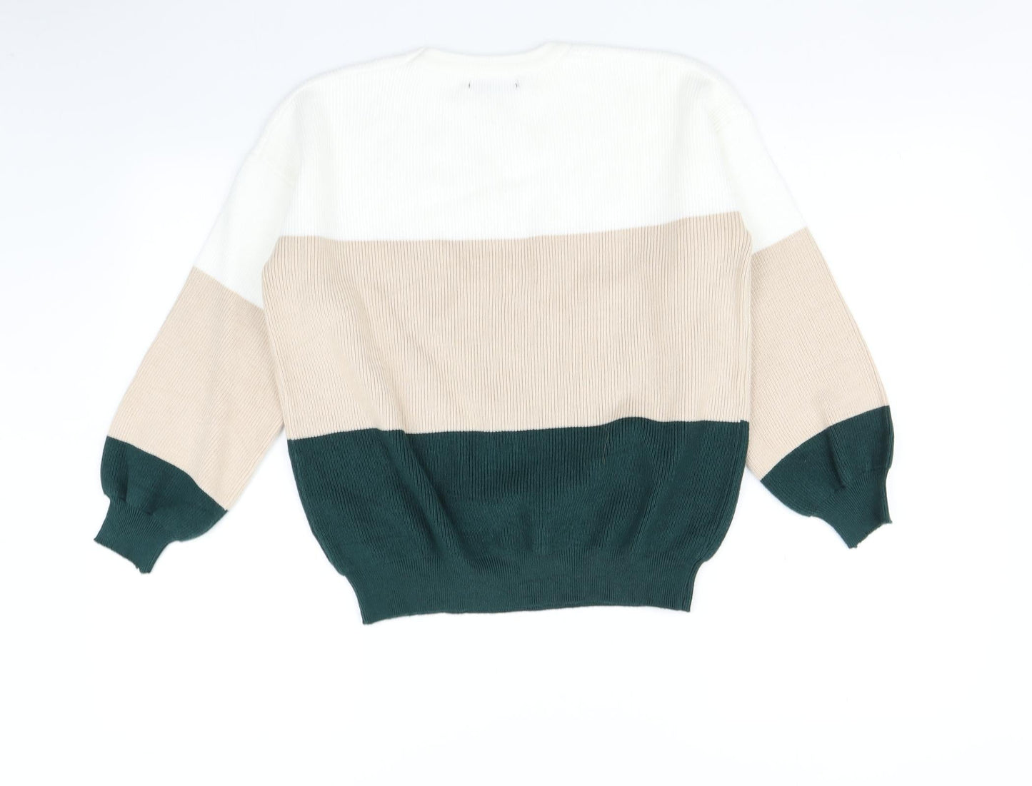 SheIn Womens Multicoloured Striped  Pullover Jumper Size S