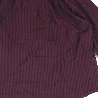 Mens UK Size 14.5 Jack reid Purple  Button-Up Long Sleeve Casual Shirt