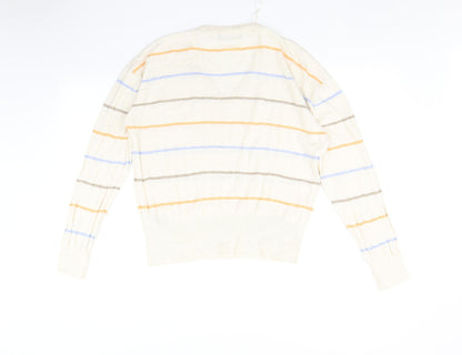 Womens UK Size L Marks and Spencer Beige Pullover Jumper