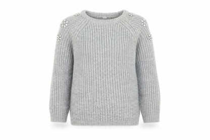 Primark Girls Grey   Pullover Jumper Size 7-8 Years