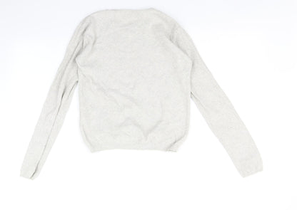 Womens UK Size S Pull & Bear Beige Pullover Jumper