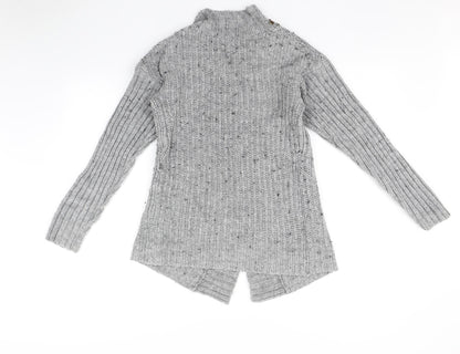 Womens UK Size 8 Dorothy Perkins Grey Cardigan Jumper