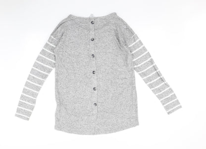 Womens UK Size 10 NEXT Grey Pullover Jumper
