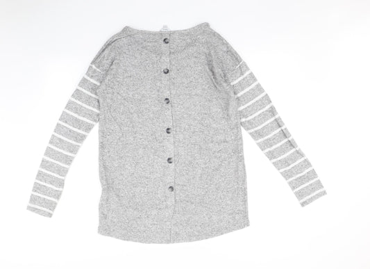 Womens UK Size 10 NEXT Grey Pullover Jumper