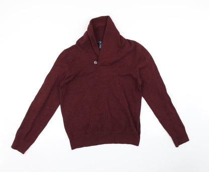 Mens UK Size S Gap Purple Pullover Hoodie
