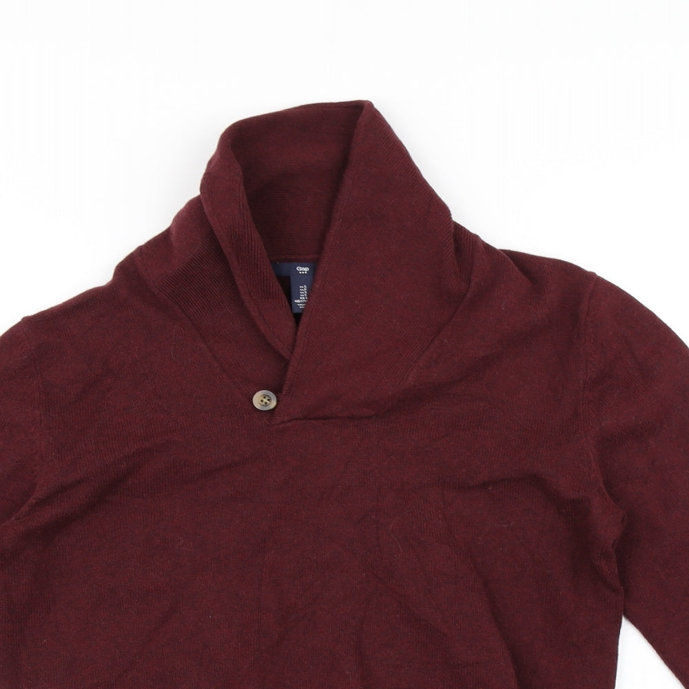 Mens UK Size S Gap Purple Pullover Hoodie