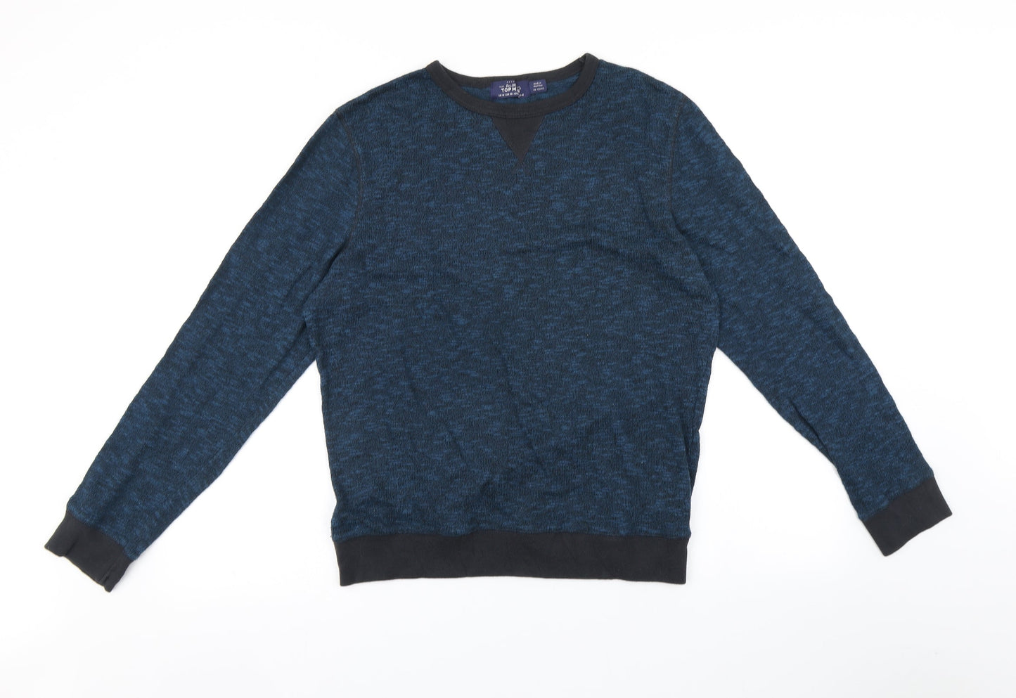 Womens UK Size M Topman Blue Pullover Jumper