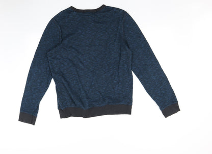 Womens UK Size M Topman Blue Pullover Jumper