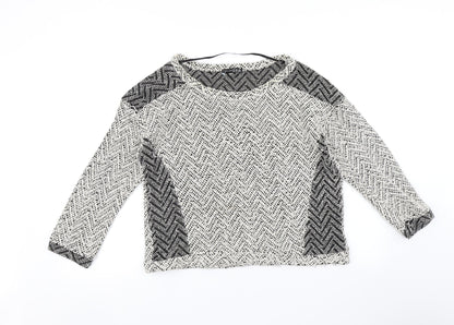 Womens UK Size 14 Atmosphere Grey Pullover Jumper