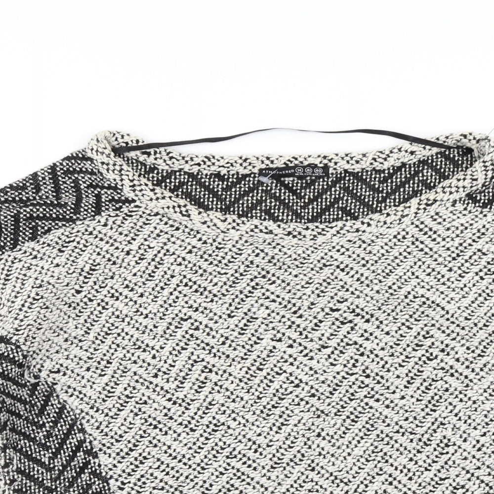 Womens UK Size 14 Atmosphere Grey Pullover Jumper